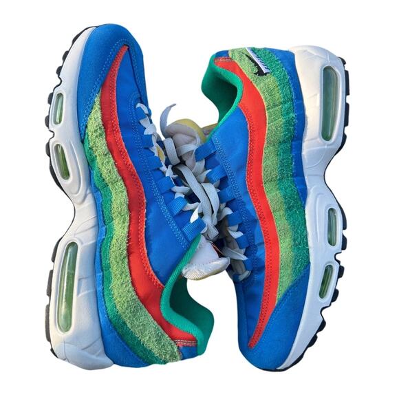 Nike Air Max 95 SE Running Club Photo Blue Roma Green DH2718-400 Men’s size 8.5 - Picture 5 of 7